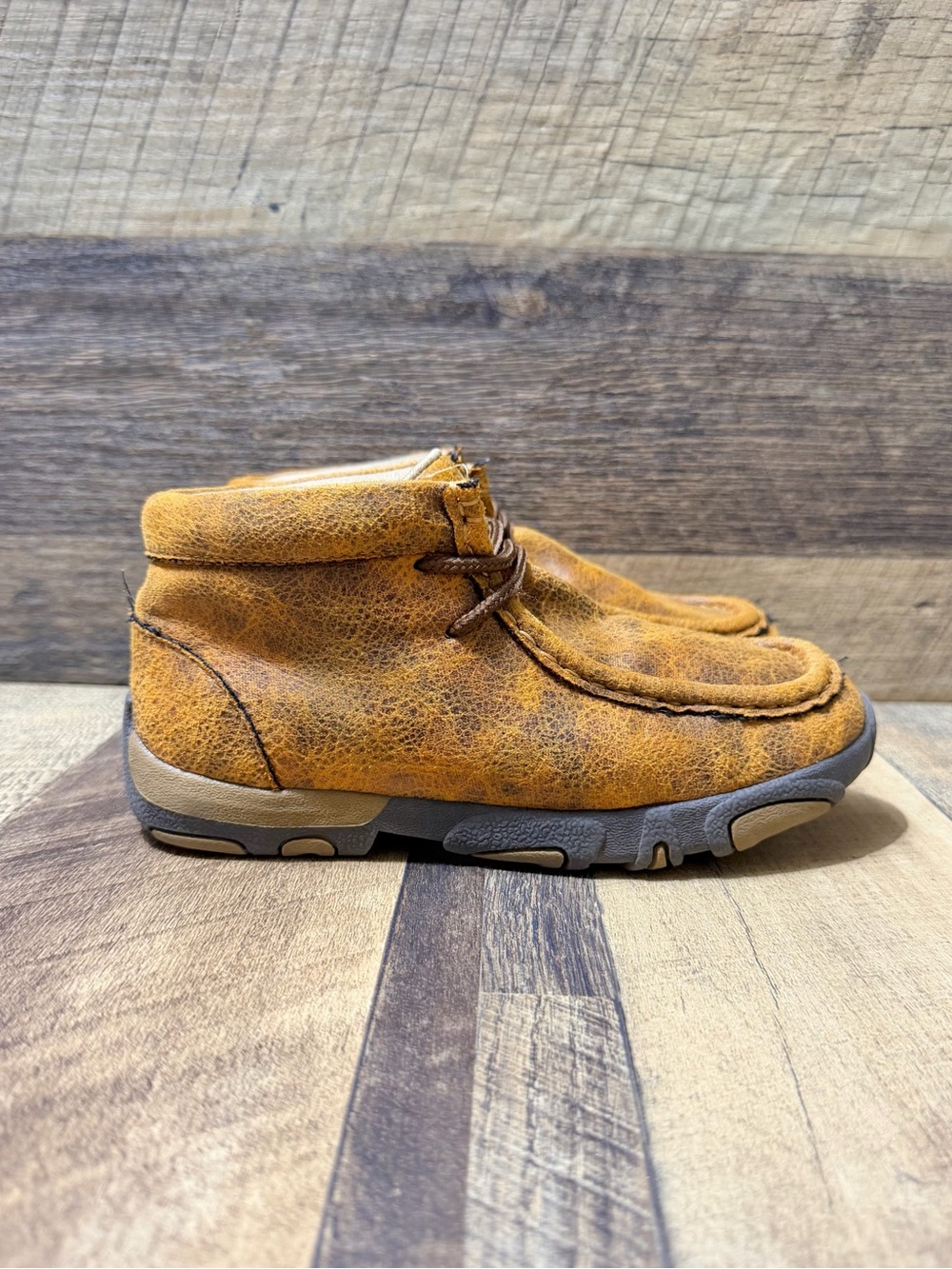 Twister Gentry Kid's Distressed Shoes Size 12 Boys EUC Western Twisted X Dupe